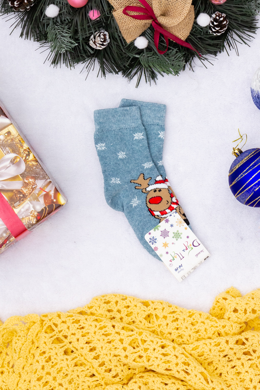 Шкарпетки дитячі "Новорічні" (зима)